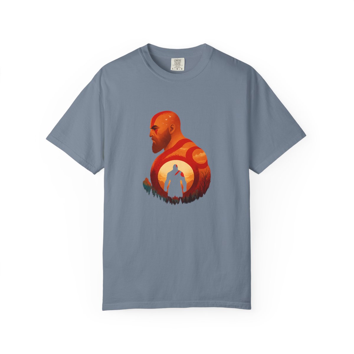 Ghost of Sparta Warrior Silhouette T-Shirt