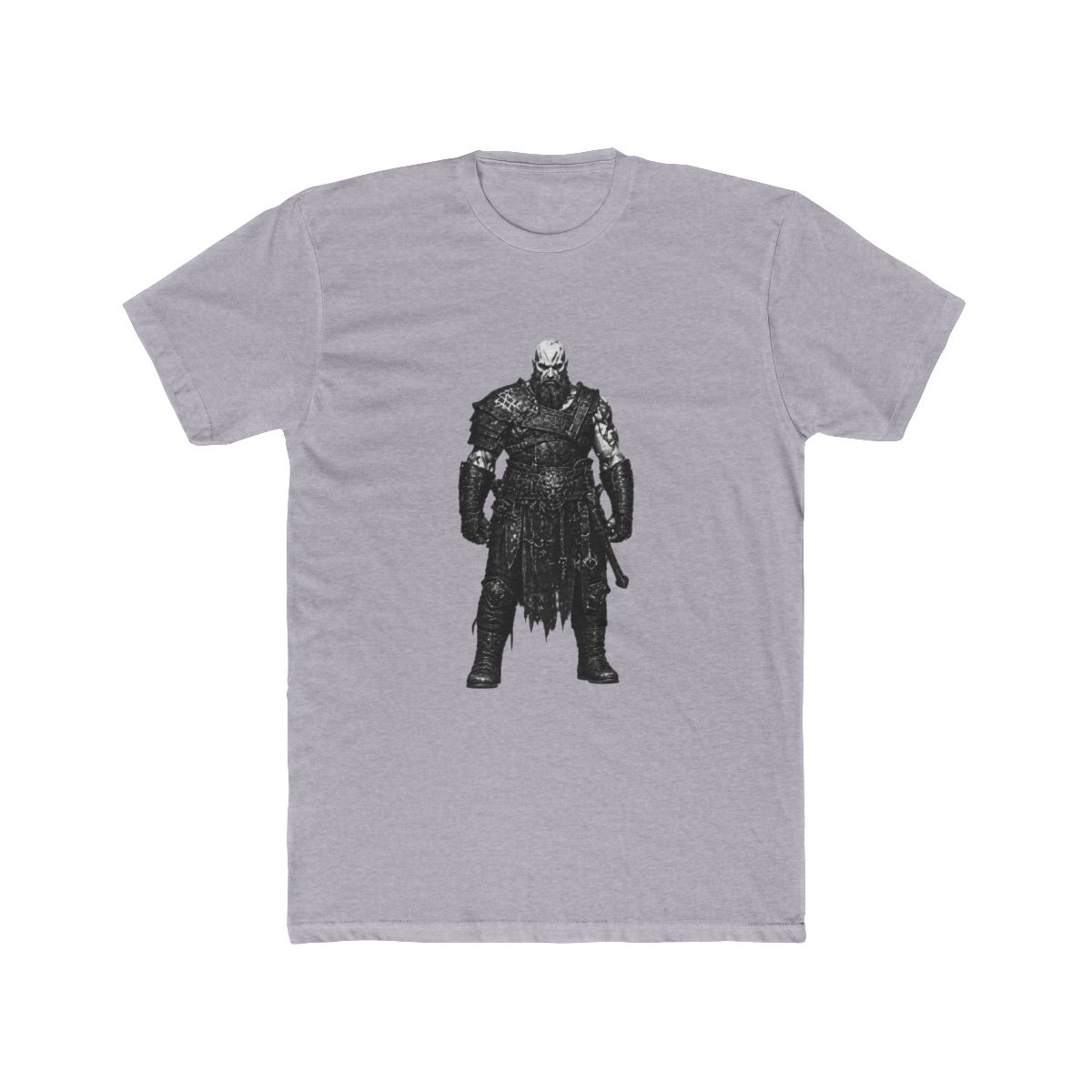 Kratos God of War Minimalist Line Art T Shirt - Gamer Gift