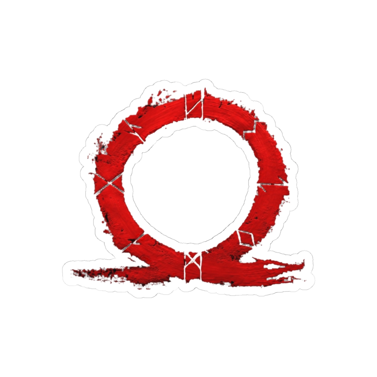 God of War Logo Bold Sticker | Epic Gaming Vinyl Decal