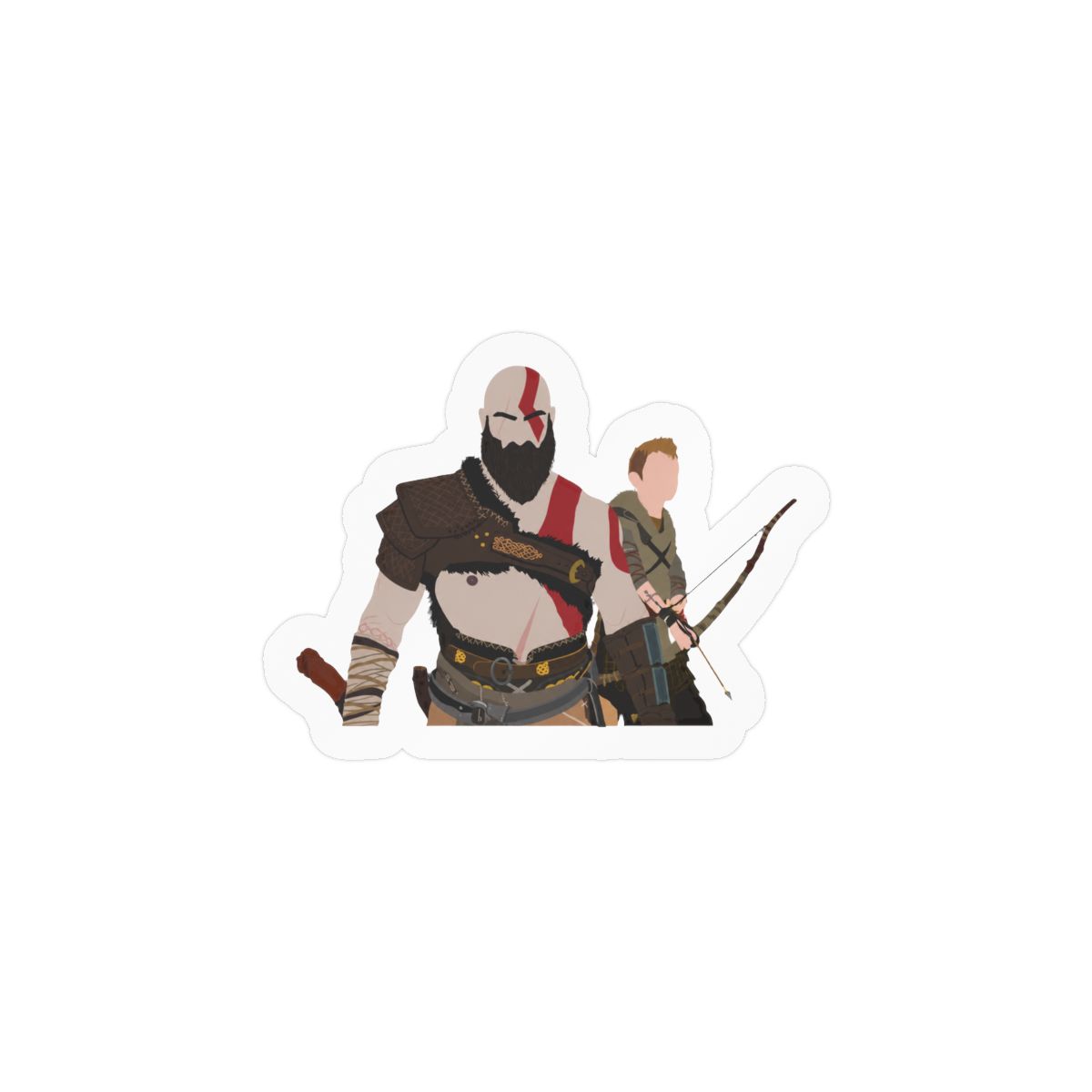 God of War Kratos Epic Sticker | Bold Gaming Vinyl Decal