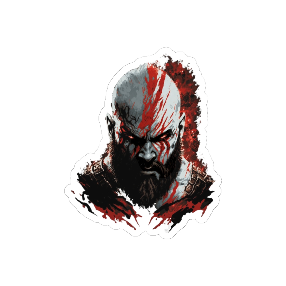 God of War Kratos Ghost of Sparta Sticker | Bold Gamer Vinyl Decal