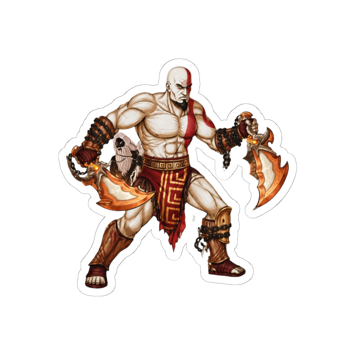 God of War II Top Ten #2 Bold Gaming Sticker | Retro Gamer Vinyl Decal