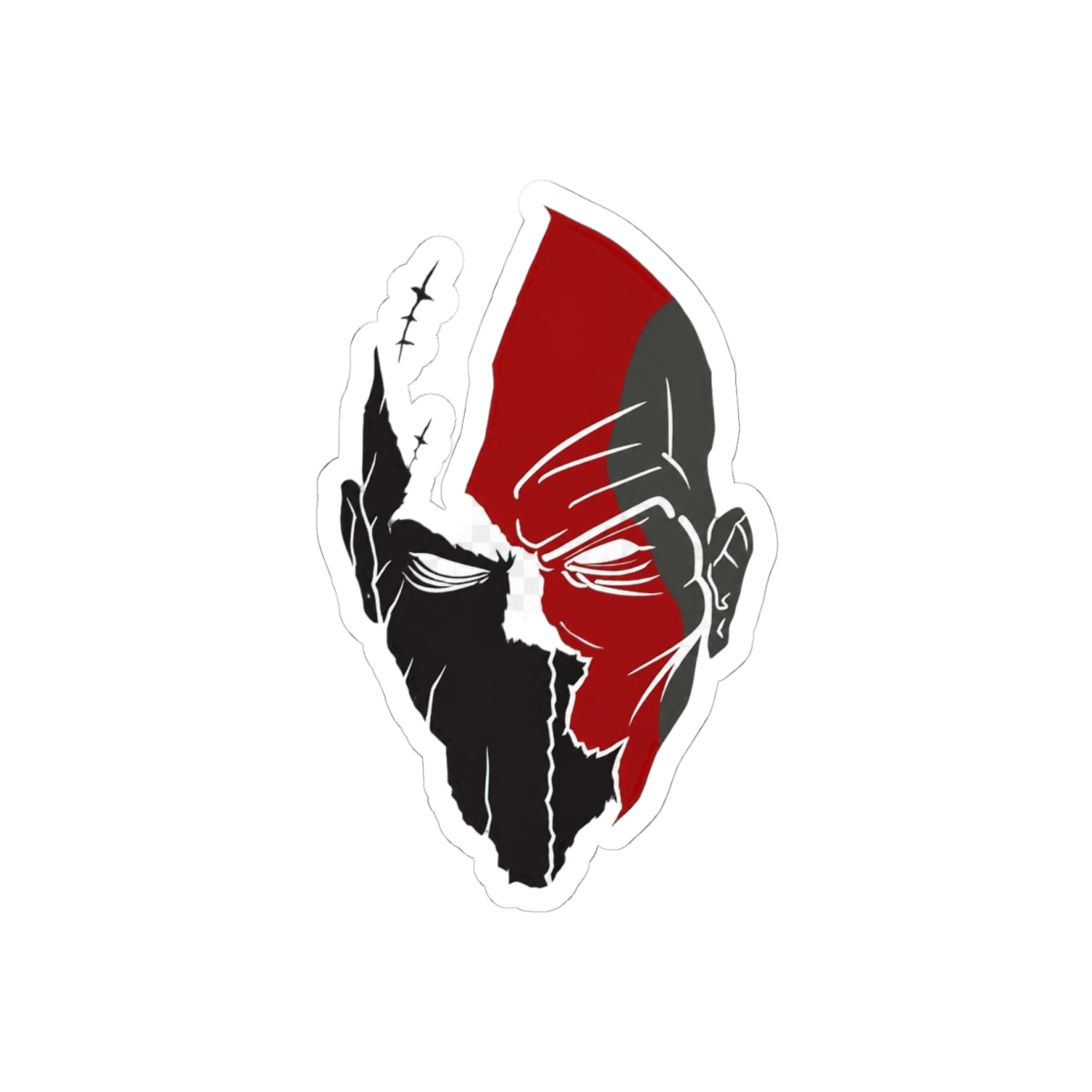 Kratos God of War Bold Sticker | Gaming Vinyl Decal