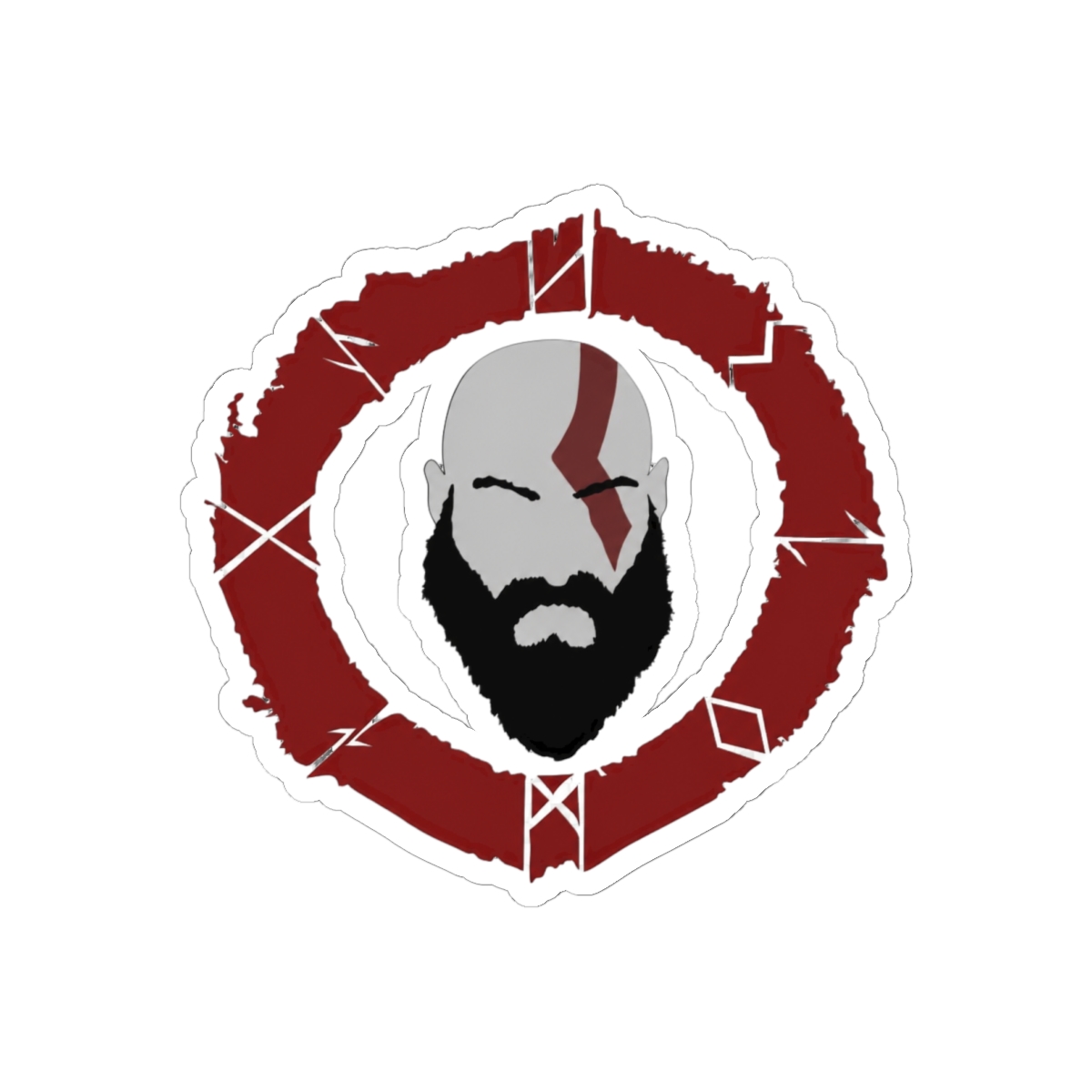 God of War Nordic Runes Sticker | Bold Vinyl Decal