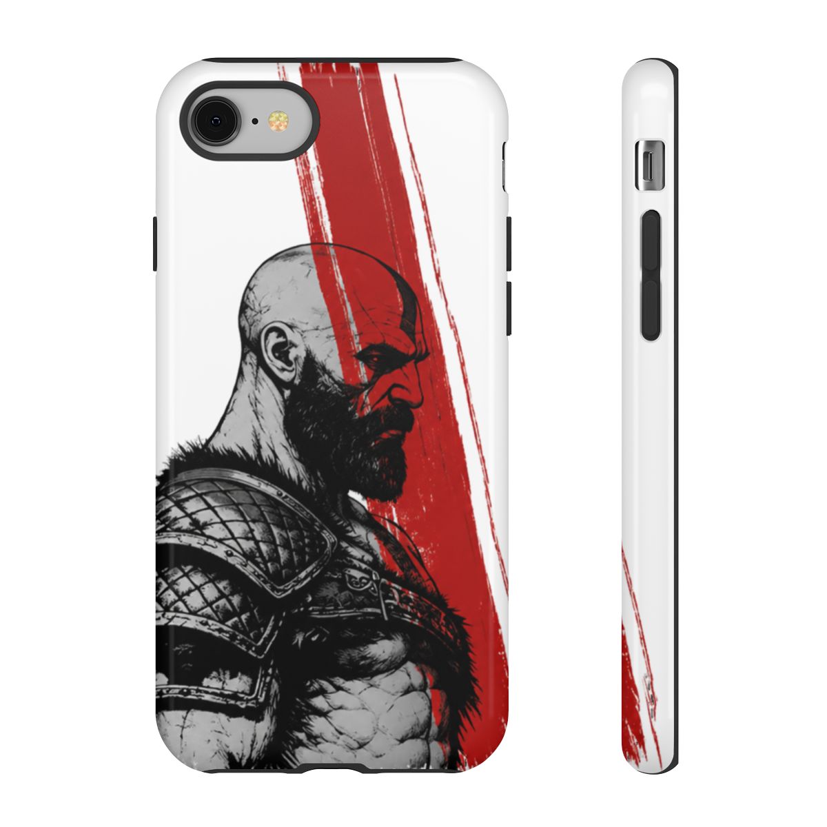 Kratos Norse Warrior iPhone 17 Pro Max Case, God of War Style Cover for iPhone 16 with MagSafe, Gamer Phone Case for Samsung S24 FE S25